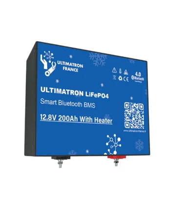 Ultimatron LiFePO4 Lithium Battery 12.8V 200AhWith Bluetooth And Smart BMS Integrated AndHeater