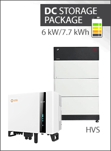 Solis S6 6kW 3fase Hybrid omvormer + BYD HVS 7.7 kWh Pakket