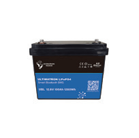Ultimatron LiFePO4 Lithium Battery 12.8V 100Ah With Bluetooth And Smart BMS Integrated