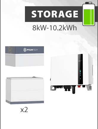 Solis S6 8kW 3fase Hybrid omvormer + Pylon 10.2kWh Force H3 Pakket