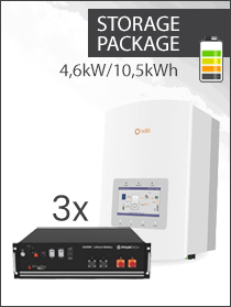 Solis S5 EH1P 4.6 kW + Pylon US3000 10.5 kWh (3 x 3.5 kWh) Pakket